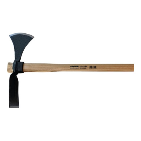 Wiedehopfhaue geschmiedet,m. Stiel G. 2300 g