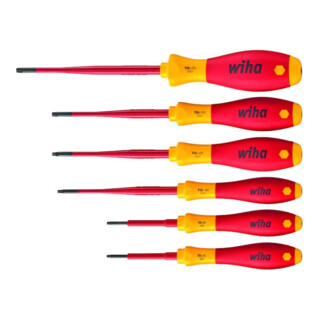 Wiha 6-rund Schraubendreher SoftFinish electric 3251SF K6 SATZ 6tlg
