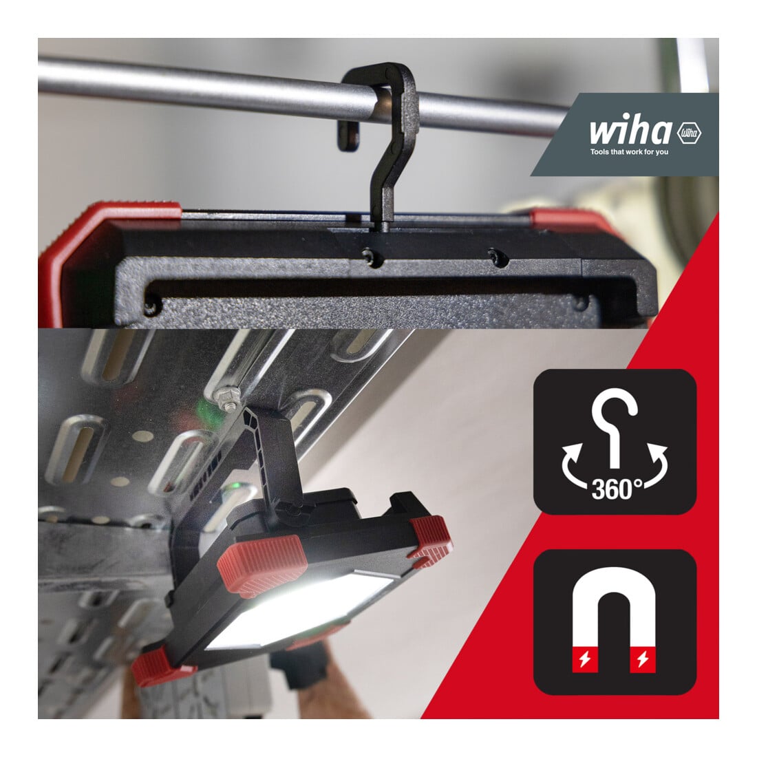 Wiha Accubouwlamp 30W, 3.000 lm (45698)