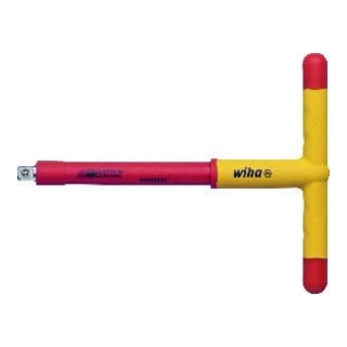 Wiha Adaptateur à poignée transversale isolé 24618 pour clé à douille 3/8"