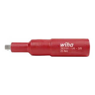 Wiha Adaptateur carré isolé 3/8" pour clé à douille 1/4" (44355)