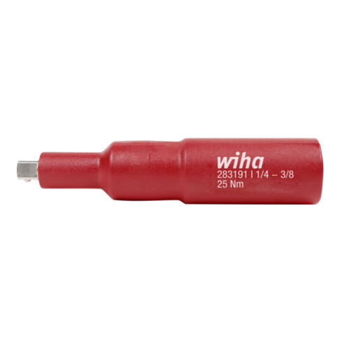 Wiha Adaptateur carré isolé 3/8" pour clé à douille 1/4" (44355)