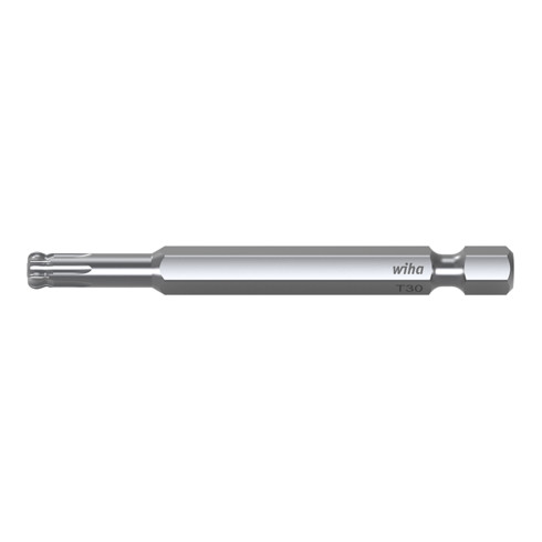 Wiha Bit Professional 70mm TORX® testa a sfera 1/4" T10