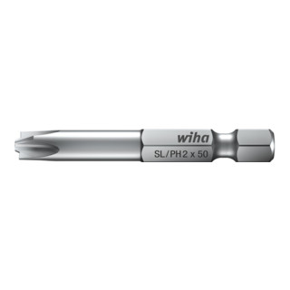 Wiha Bit Professional PlusMinus/Phillips 1/4" SL/PH2 x 50mm