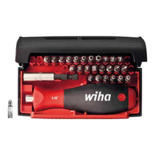 Wiha Bit Set Collector Security Standard 25 mm en Torsie Bits gemengd 27 delig 1/4".