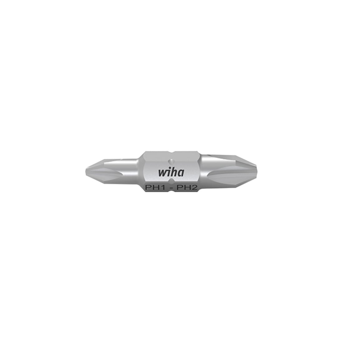 Wiha Bit Set Doppelbit Phillips 10-tlg. in Box PH1, PH2 Bit 30 mm