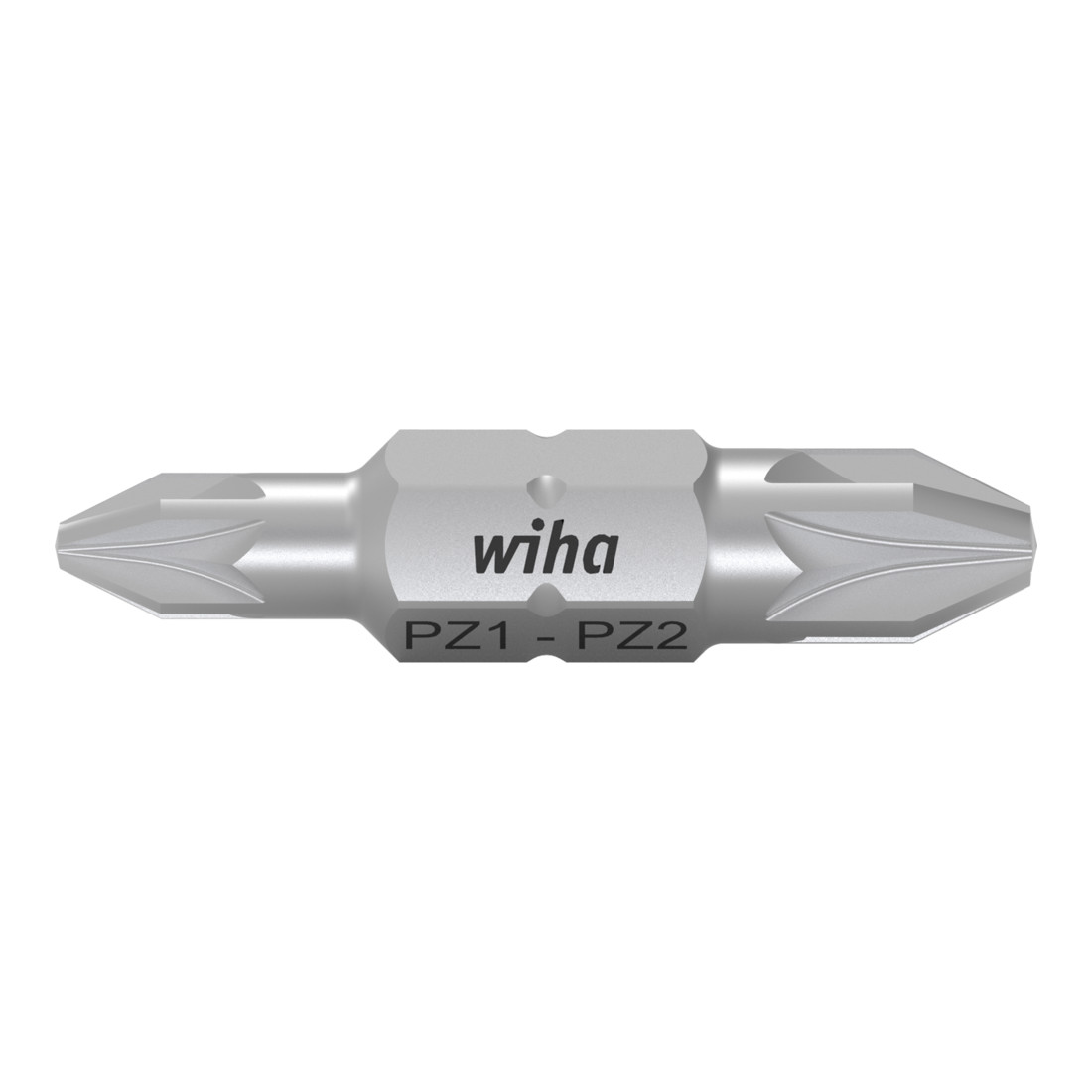 Wiha Bit Set Doppelbit Pozidriv 10-tlg. in Box PZ1, PZ2 Bit 30 mm
