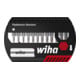 Wiha Bit Set FlipSelector 13 teilig I mit Gürtelclip I Standard 25 mm TX I magnetischer Bithalter I Öffnen per Knopfdruck I 1/4 Zoll C6,3 (39056)-1