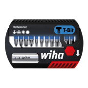 Wiha Bit Set FlipSelector T-Bit 13-tlg. I T-Bit  25 mm PH, PZ, TX, Sechskant  1/4" C6,3 I Impact- & Schlaugschrauber geeignet (41826)