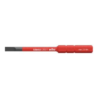 Wiha Bit slimBit elektrische sleuf 3,5 mm x 75 mm