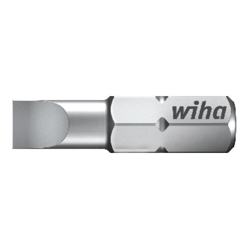 Wiha bit standaard 25 mm sleuf 1/4" 6.5