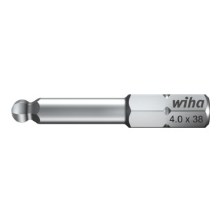 Wiha Bit Standaard zeskant kogelkop 1/4" 4.0