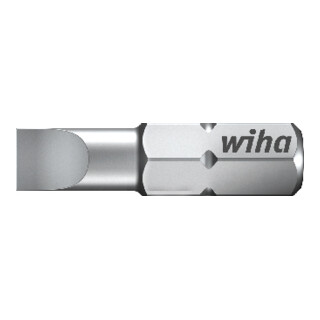 Wiha Bit Standard 25 mm Schlitz 1/4" 6,5