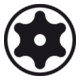 Wiha TX Bit, L25 mm, 1/4" Antrieb, mit Bohrung-3