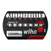 Wiha bitset BitBuddy® TY-Bit 29 mm Phillips, Pozidriv, TX 8-delig. 1/4" SB 7945-TY904-1