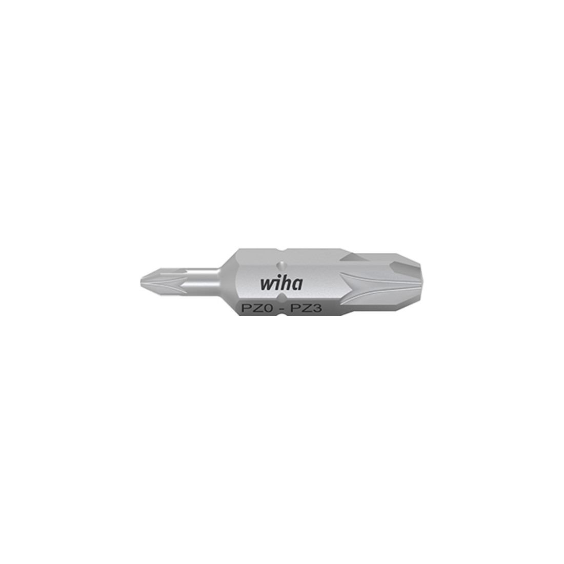 Wiha bitset dubbelbaard Pozidriv 10 dlg. in doos PZ0, PZ3 bit 30 mm