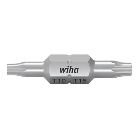 Wiha bitset dubbelbaard TORX 10 delig in doos Torx T10, T15 bit 30 mm