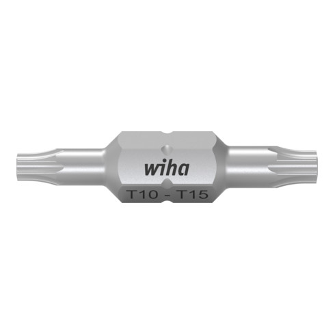 Wiha bitset dubbelbaard TORX 10 delig in doos Torx T10, T15 bit 30 mm