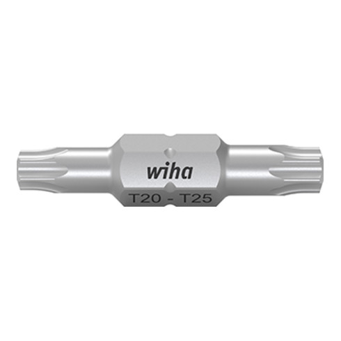 Wiha bitset dubbelbaard TORX 10 delig in doos Torx T20, T25 bit 30 mm