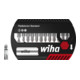 Wiha bitset FlipSelector Standaard 25 mm sleuf, Phillips, Pozidriv 13 dlg. 1/4" met riemclip in blisterverpakking-1