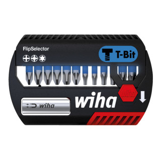 Wiha bitset FlipSelector T-bit 25 mm Phillips, Pozidriv, TX 13 dlg. 1/4"
