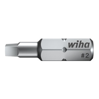 Wiha bitset standaard 25 mm vierkant bus 2.3 2-delig. 1/4" in doos