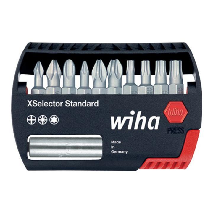 Wiha Bitsortiment 11tlg. PH 1/2/3/PZD 1/2/3/TX 15/20/25/30 Univ.-Halter m.Magnet