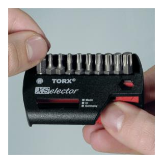 Wiha Bitsortiment 11tlg. TX 7/8/9/10/15/20/25/27/30/40 Univ.-Halter m.Magnet