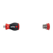 Wiha Cacciavite con caricatore di bit TX magnetico con 6 bit, stubby, 1/4" in blister