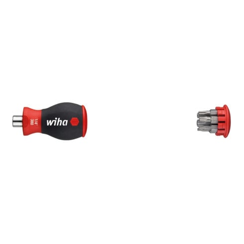 Wiha Cacciavite con caricatore di bit TX magnetico con 6 punte, Stubby, 1/4"