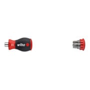 Wiha Cacciavite con caricatore di bit TX magnetico con 6 punte, Stubby, 1/4"-1