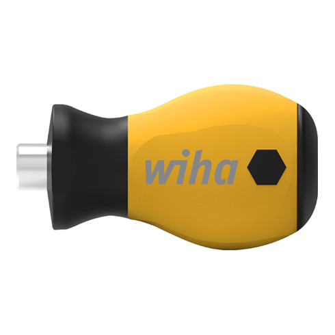 Wiha Cacciavite con portabit ESD, magnetico Stubby, 1/4" 57mm