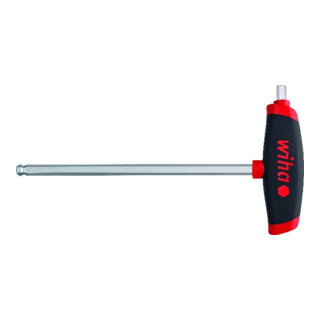 WIHA Chiave a bussola con asta trasversale 10mm, lama 200mm, 6 lati con sfera e taglio laterale