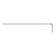 Wiha Chiave maschio esagonali a sfera, versione in pollici cromata opaca 0,05 x 72mm, 13mm-1