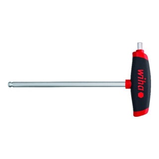 Wiha Clé à tige avec barre transversale 10 mm, lame 200 mm, 6 pans, avec boule et coupe latérale
