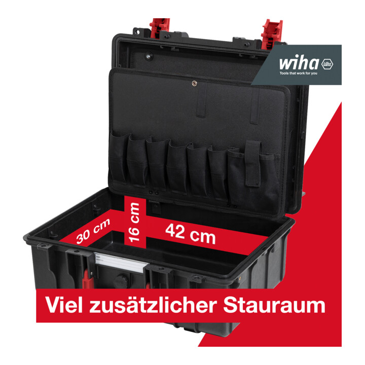 Wiha Coffret d'apprentissage pour installation électrique 18 pièces VDE I Coffret d'outils d'électricien rempli I Set d'outils pour professionnels et apprentis I Outils d'électricien