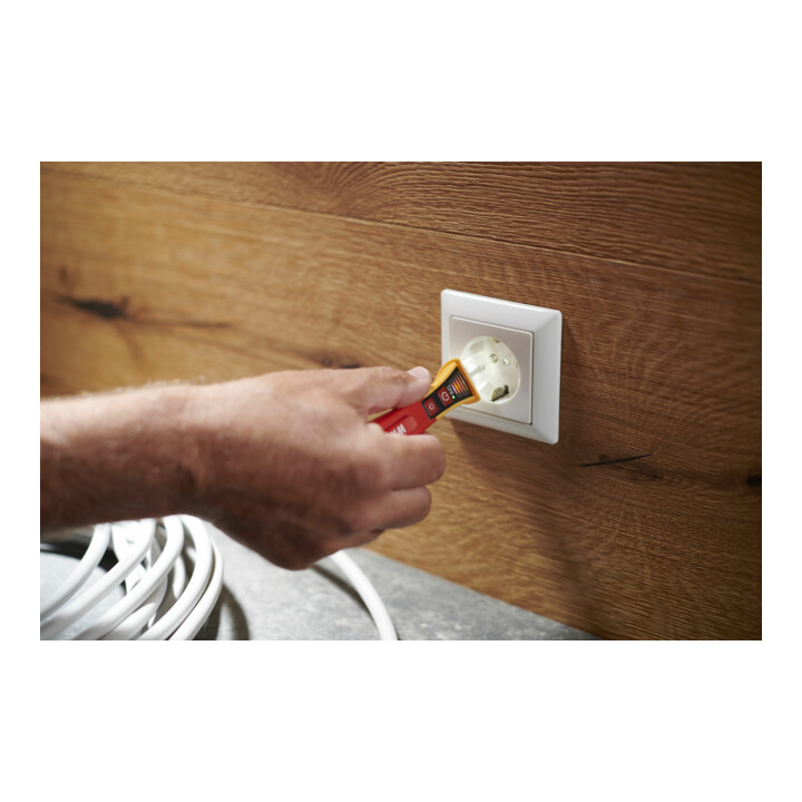 Wiha Détecteur de tension Volt Detector sans contact, unipolaire, 12 – 1 000 V AC 2 piles AAA incluses (44309)