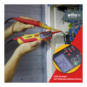 Wiha Digitales Multimeter bis 600 V AC, CAT IV inkl. 2x AAA-Batterien-4