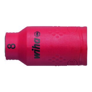 Wiha Douille à six pans creux isolée 3/8" 12 mm 7207N