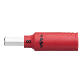Wiha Douille isolée 1/4 pouce hexagone intérieur