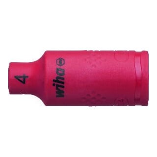 Wiha Douille isolée 246 1/4" hexagone extérieur 4 mm