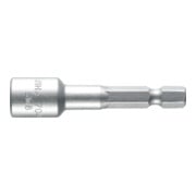 Wiha Douille magnétique, Standard 55 mm Six pans 1/4" dans un coffret (38722)