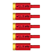 Wiha draaimomentset easyTorque adapter elektrisch voor slimBits en slimVario® houder 5 dlg. in blisterverpakking