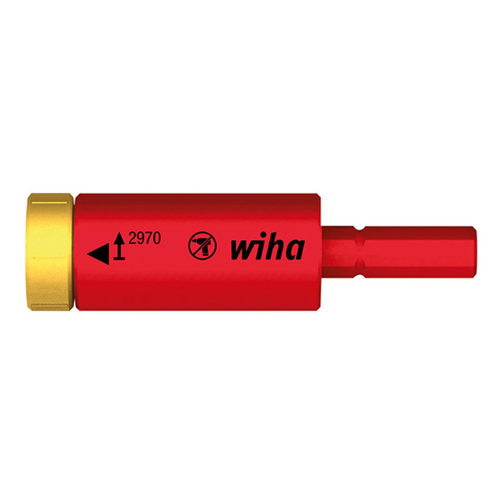 Wiha Drehmoment easyTorque Adapter electric für slimBits und slimVario® Halter in Blister 41343 2,5 Nm