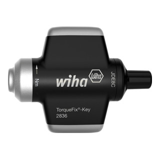 Wiha Drehmoment-Schraubendreher mit Schlüsselgriff TorqueFix® Key fest voreingestellte Drehmomentbegrenzung 0,6 Nm, 4 mm