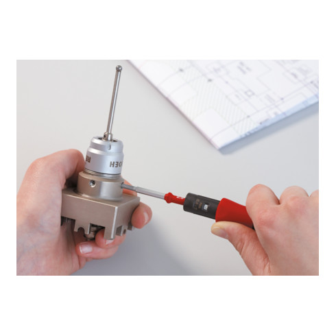 Wiha Drehmoment-Schraubendreher Set TorqueVario®-S TX, TX PLUS® 13-tlg. variabel einstellbare Drehmomentbegrenzung in Box 0,8-5,0 Nm