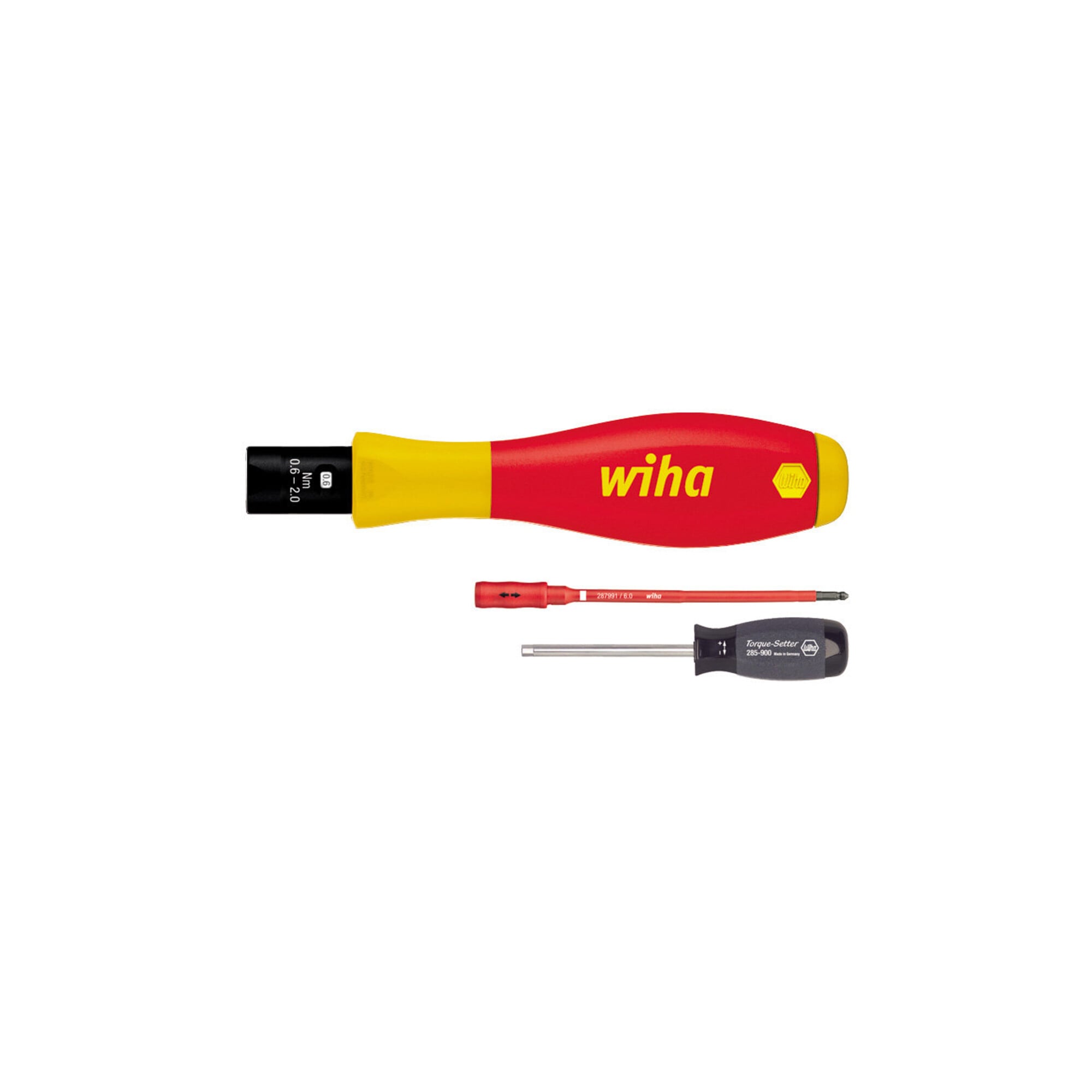 Wiha Drehmoment-Schraubendreher TorqueVario -S electric variabel einstellbare Drehmomentbegrenzung 2,0-7,0 Nm, 3,8 mm