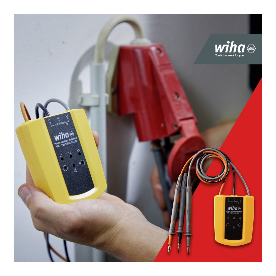 Wiha Durchgangsprüfer bis 400 V AC, CAT II inkl. 2x AAA-Batterien