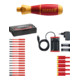 Wiha E-Schraubendreher Set 3 speedE® gemischt 25-tlg in L-Boxx Mini mit slimBits, easyTorque Adaptern, Batterien und Ladegerät EU-1