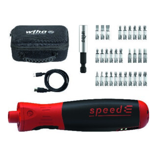 Wiha E-schroevendraaier speedE® PocketDrive met bitbox en etui (45791)